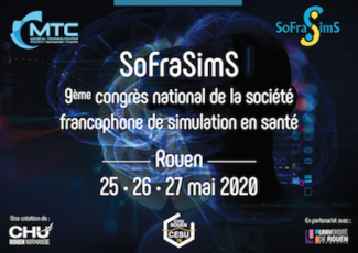Affiche congrès Rouen SoFraSims 2020